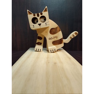 Mèo gỗ cute