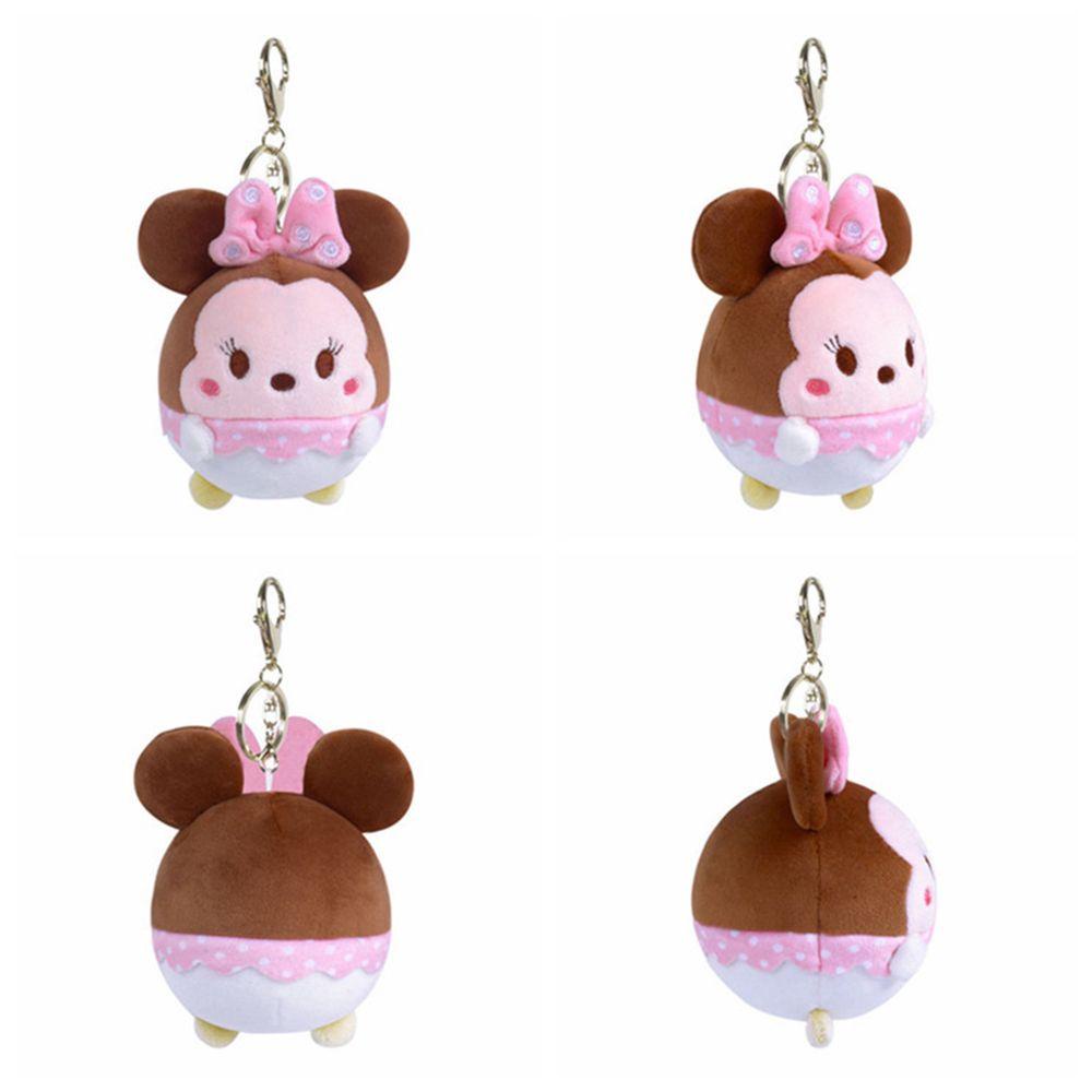 LANFY Móc Khóa Hình Chuột Mickey Nhồi Bông Hoạt Hình Đáng Yêu