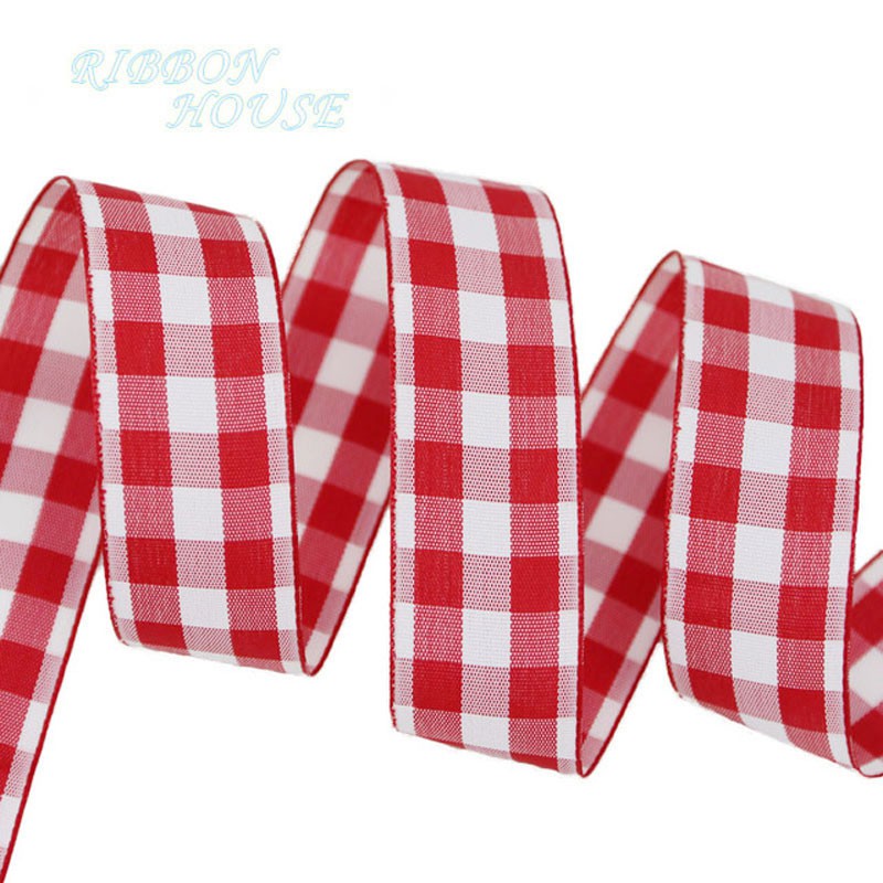 Cuộn Dây Ruy Băng 5 Yard 25mm Trang Trí Giáng Sinh