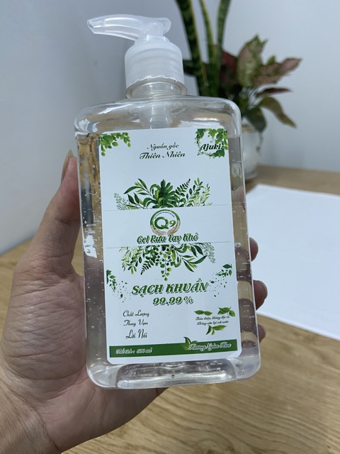 Gel Rửa Tay Khô Q9 Sạch Khuẩn Chai To 500ml