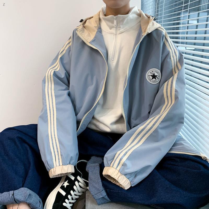 Áo Khoác Có Mũ Trùm Dáng Rộng Thiết Kế Giản Dị Phong Cách Hàn Quốc Dành Cho Nam | BigBuy360 - bigbuy360.vn