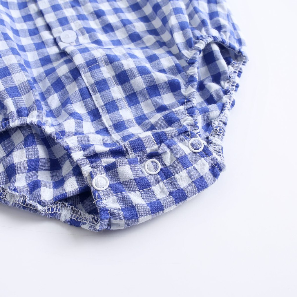 Bộ Đồ Liền Thân Sanlutoz Màu Xanh Dương Dành Cho Bé Trai