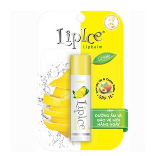 Son dưỡng môi không màu LipIce Lipbalm hương chanh