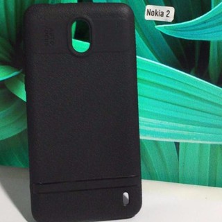 Ốp lưng dẻo màu cao cấp cho Nokia 2 ( màu đen)