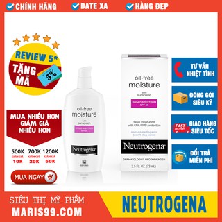Kem Dưỡng Ẩm NEUTROGENA Oil Free Moisture Broad Spectrum SPF35 (73ml) _Xchoice