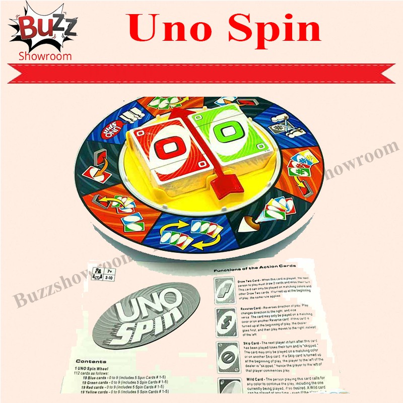 Uno Spin Game Board Game Family Cho Trẻ Em