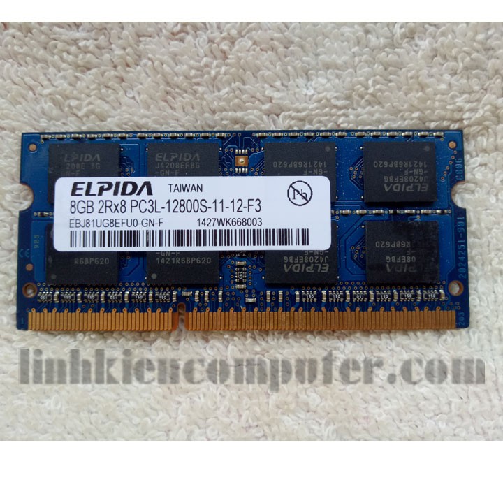 Ram zin tháo máy laptop 8GB DDR3L Bus 1600Mhz dùng cho laptop core i thế hệ 4 - 5 trở xuống | BigBuy360 - bigbuy360.vn