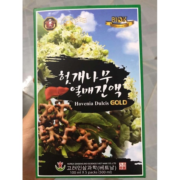 [Freeship Extra] Nước Hovenia Dulcis Gold Biok Hàn Quốc