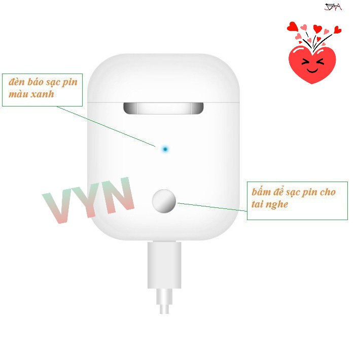 Tai Nghe Bluetooth Không Dây Nhét Tai 5.0 Phiên Bản Quốc tế Có Mic Có Cảm Ứng Chạm Cho Điện Thoại - j 12 VYN