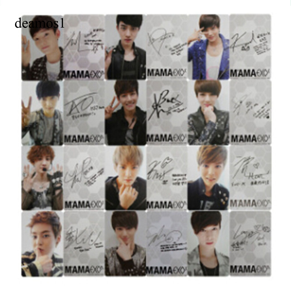 Album Ảnh Có Chữ Ký Của Nhóm Nhạc Exo