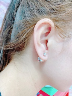 Bông tai Dior mạ vàng 18k