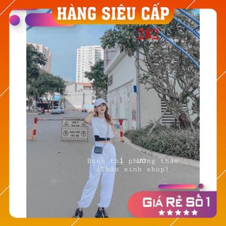 [Freeship - Hàng Loại 1] Set áo croptop ba lỗ mix quần áo rộng/ Ba món cực phẩm hàng siêu xịn