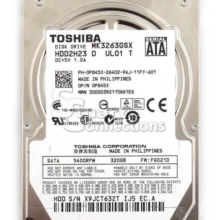 Ổ cứng HDD laptop 2.5" 500gb 320gb 250gb 160gb 120gb 80gb bảo hành 12 tháng | BigBuy360 - bigbuy360.vn