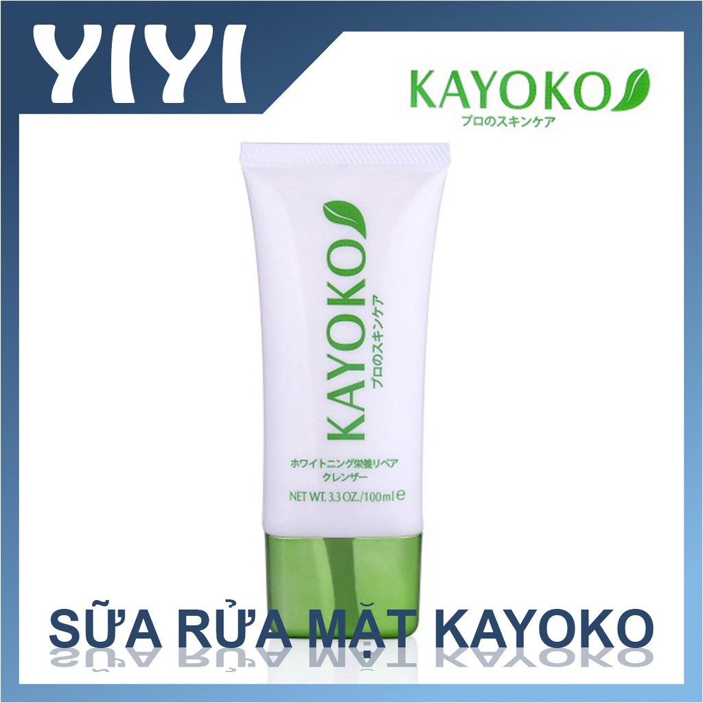 [CHÍNH HÃNG] Sữa rửa mặt Kayoko Trắng, giúp sạch nhờn và làm sạch da mặt Nhật Bản, mỹ phẩm Kayoko.