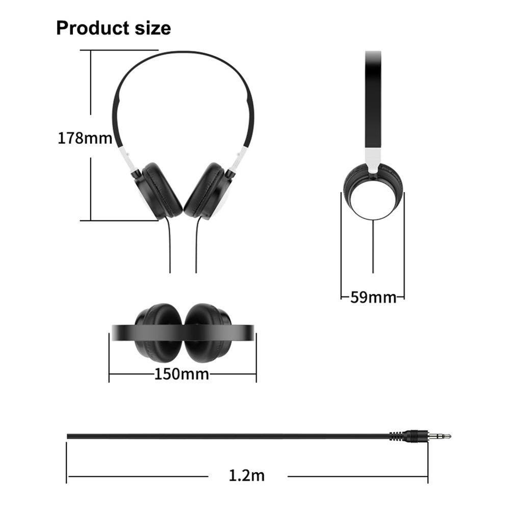 Tai Nghe Thể Thao Hifi Có Dây Linh Hoạt Có Thể Gập Lại Âm Thanh Stereo Chất Lượng Cao Cho Điện Thoại Thông Minh