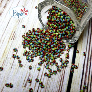 Hạt cườm multi color màu xanh - đỏ - vàng