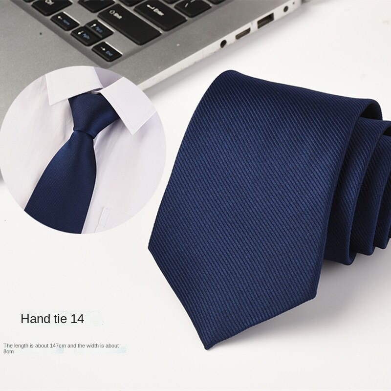 Cà Vạt Nam Màu Đen Thanh Lịch 8CM