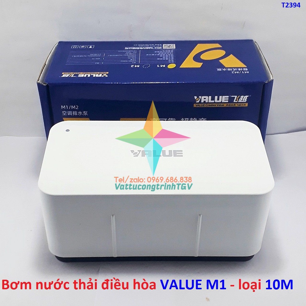 [Mã ELHA22 giảm 5% đơn 300K] Bơm xử lý nước thải điều hòa VALUE M1 - loại 10M