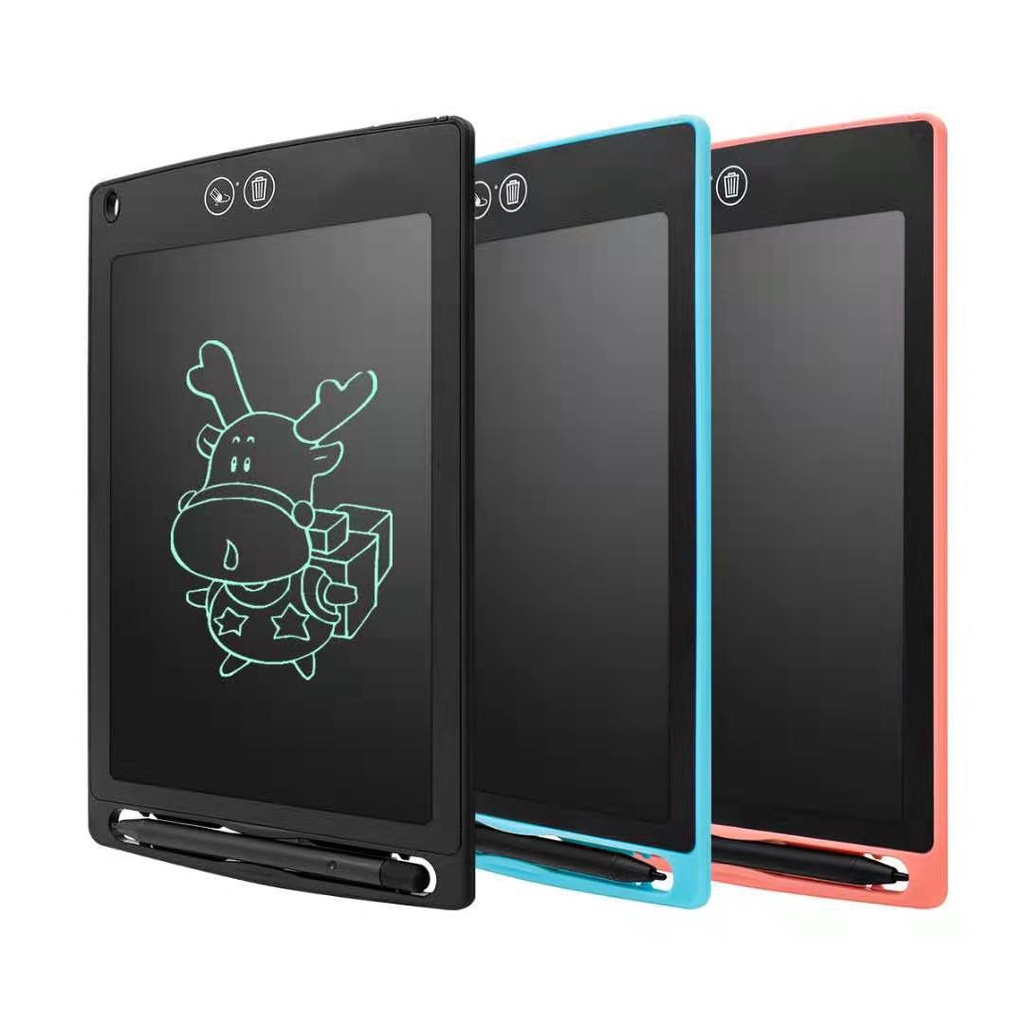 Bảng viết tự xóa thông minh, bảng vẽ tự xóa lcd cho bé vừa học vừa chơi 8.5 inch - GDAH