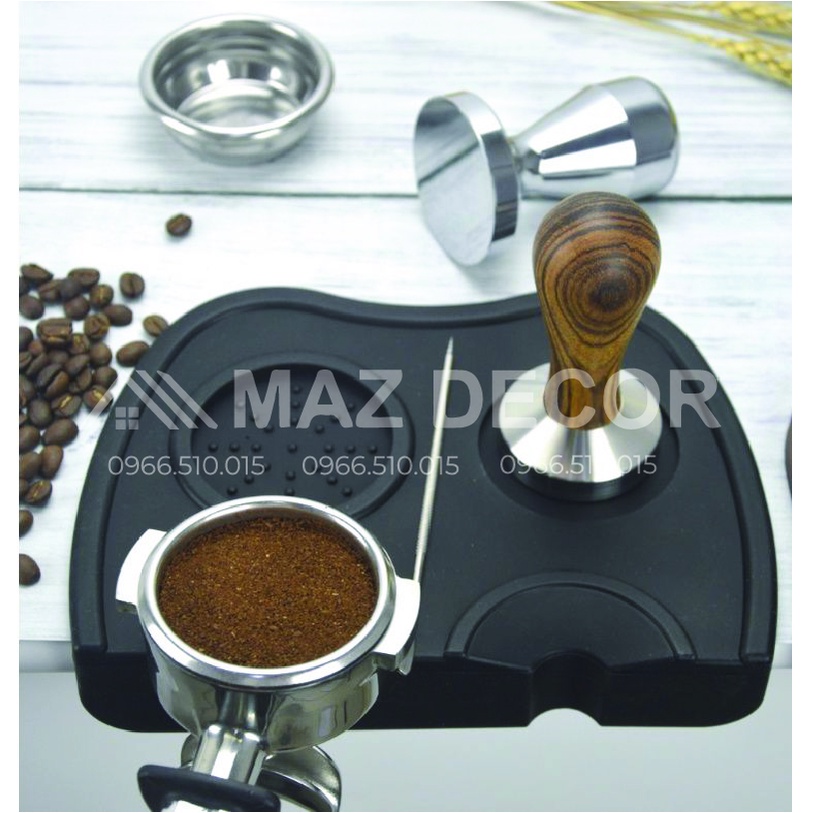 Miếng lót Thảm Silicon Để Dụng Cụ Nén Cà Phê Espresso TAMPING MAT – ĐẾ CAO SU NÉN CÀ PHÊ - TAMPER