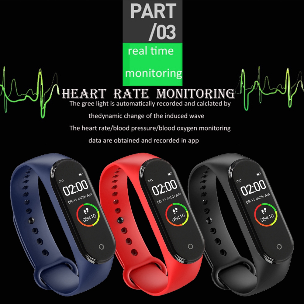 Đồng Hồ Thông Minh Xiaomi M4 Chống Nước IP67 Thể Thao 24H