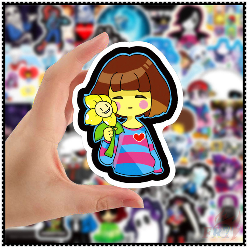 50Pcs/Set ❉ Undertale Series 02 Stickers ❉ Games Frisk Toriel Sans Papyrus DIY Fashion Mixed Waterproof Doodle Decals Stickers