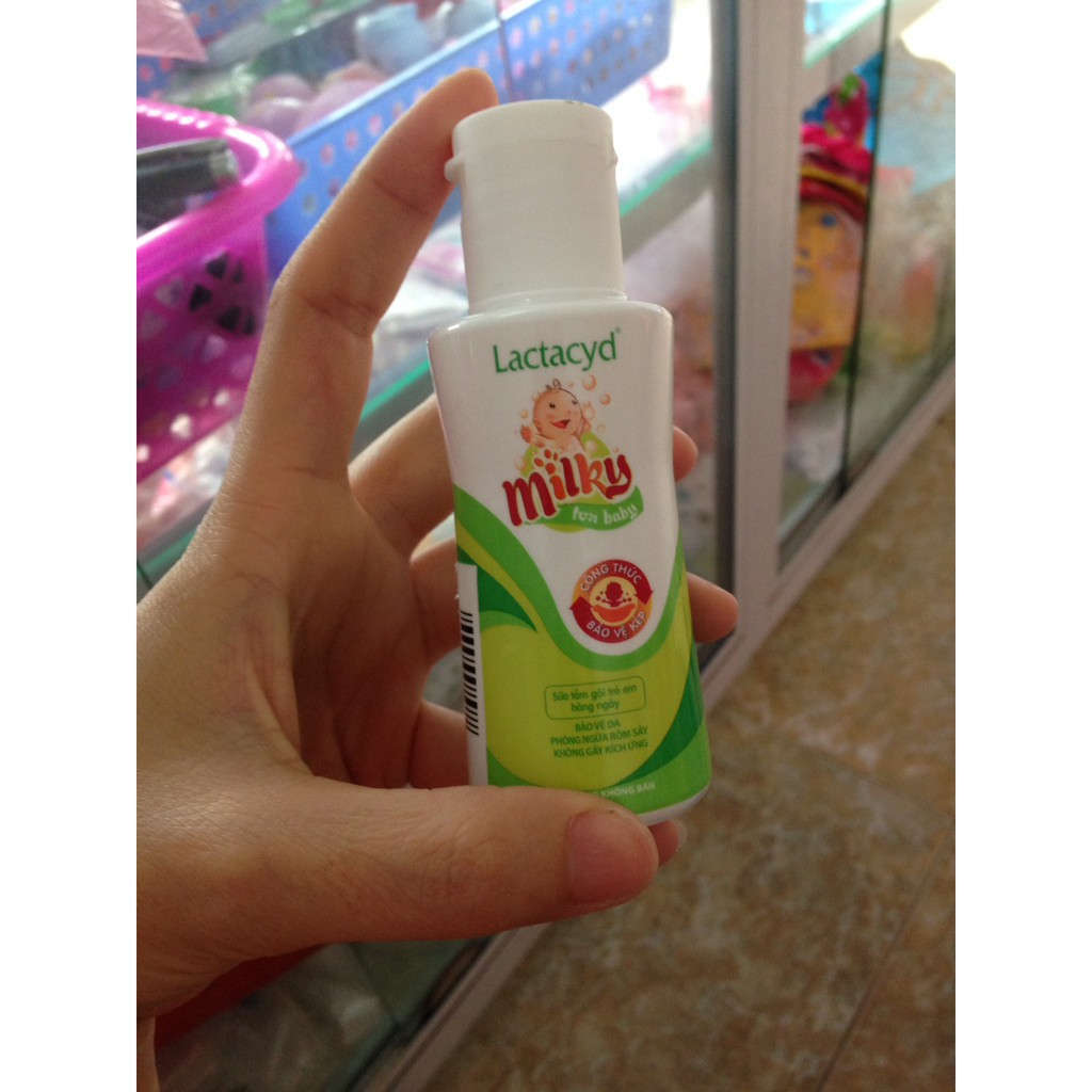 Sữa tắm Lactacyd Milky 60ml/ BB lactacyd