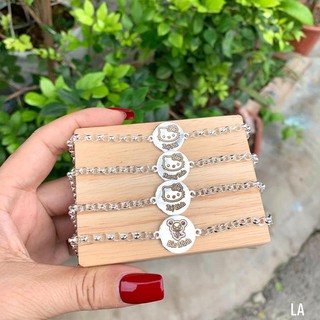 Lắc tay khắc tên cho bé yêu, bạc S99