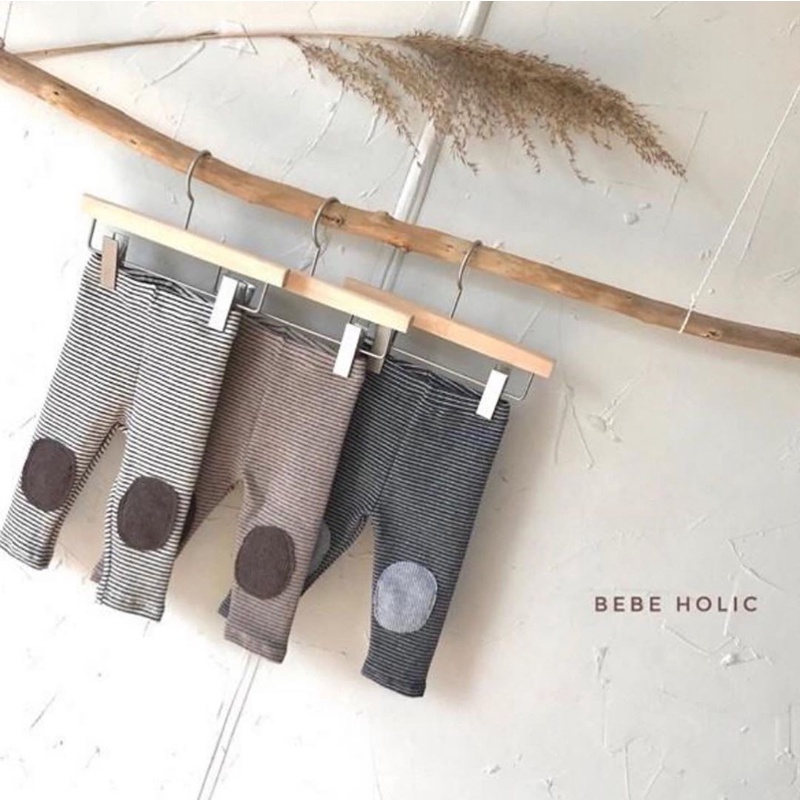 Legging Cotton Mềm Mại Họa Tiết Kẻ Sọc Cho Bé Sơ Sinh