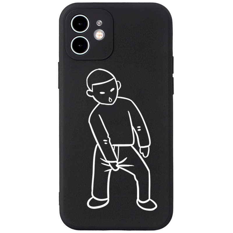 Ốp lưng JEERO mềm cặp đôi dễ thương đẹp độc lạ cho iPhone 13 12 11 Pro Max SE 2020 X XR XS ip 8 7 6 6S Plus HFF502