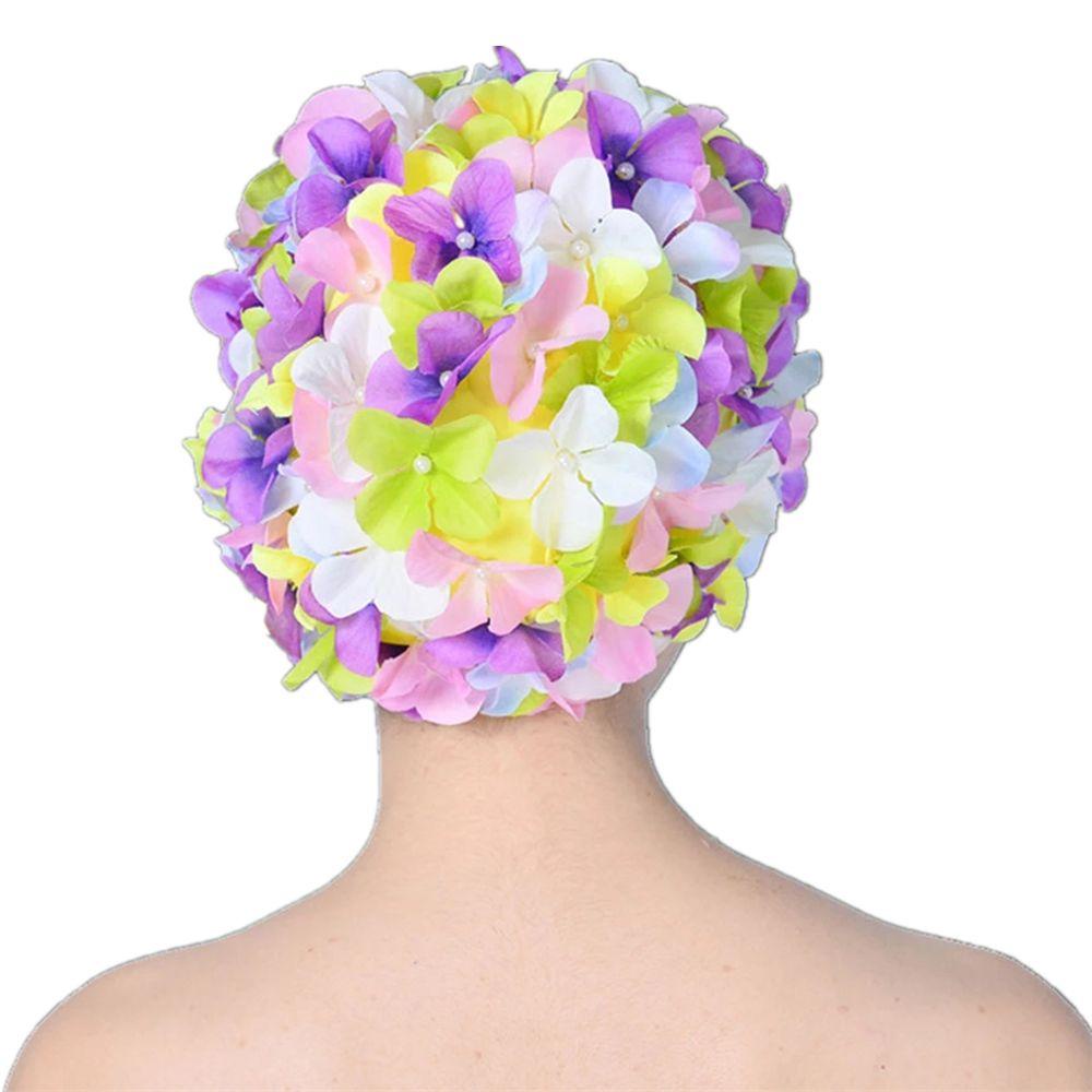 Mũ Bơi Co Giãn Thoáng Khí Free Size Phong Cách Vintage