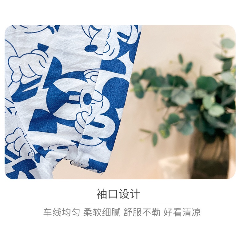 Áo Liền Quần Hình Chuột Mickey Cho Bé Mới Sinh