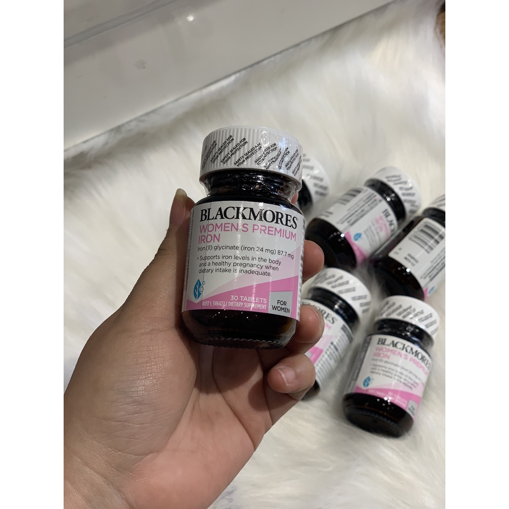 Viên sắt dành cho bà bầu Blackmores Iron for woman - lọ 30 viên