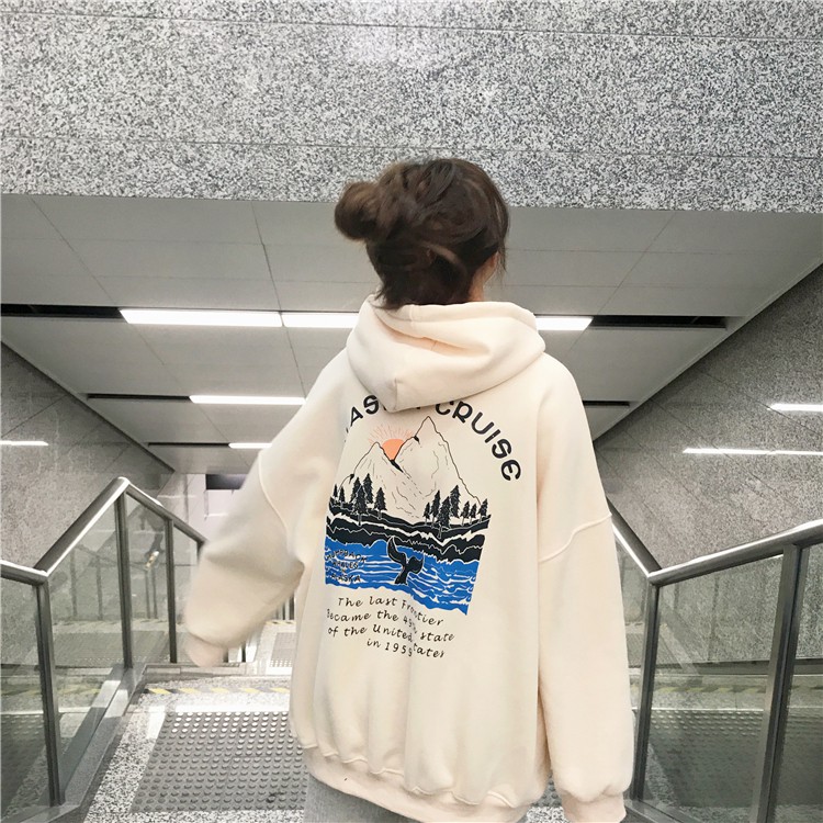 [Áo hoodie nữ] Áo hoodie nữ form rộng nỉ dày hàn quốc thời trang unisex hàn quốc đi học đi chơi học sinh | BigBuy360 - bigbuy360.vn