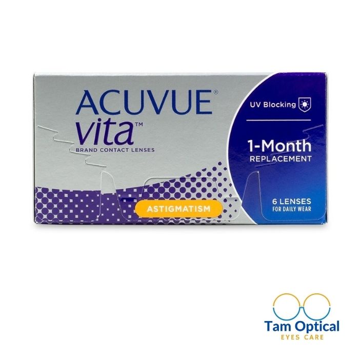 kính áp tròng 1 tháng loạn thị Acuvue Vita for Astigmatism (6 lenses) Johnson&Johson