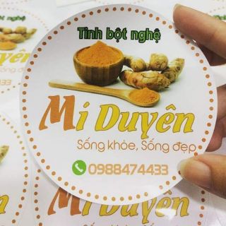 Tem giấy theo yêu cầu.