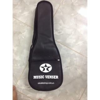 Bao da đựng đàn ukulele 3 lớp cao cấp