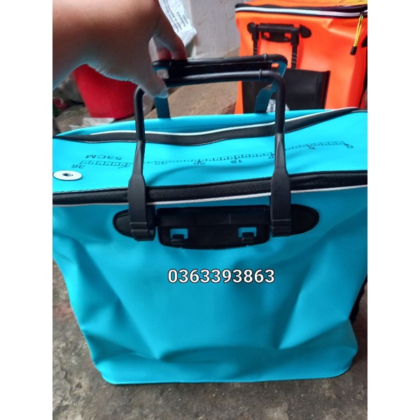 Thùng đựng cá đi câu.thùng đựng cá gấp gọn 53cm