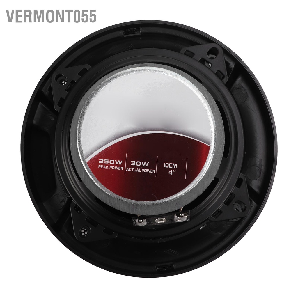 Vermont055 1 cặp loa âm thanh Tweeters mái vòm trên ô tô Tụ điện Universal 250W 4in GT ‑ HP 4H