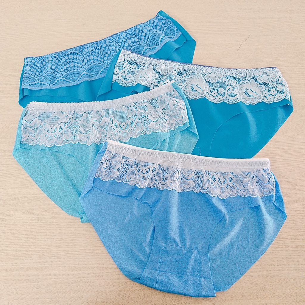 Quần lót su ren hoa điệu đà quyến rũ KIMCHIBIKINI chíp nữ cạp chun sexy tôn dáng nâng mông QL156