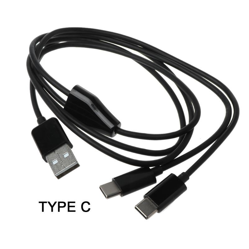 Dây Cáp Sạc Usb 2.0 Type C Đầu Cắm Kép Hình Chữ Y Cho Samsung S10 S9 S8 A50 Xiaomi 9 8 Note 7 Huawei Oneplus