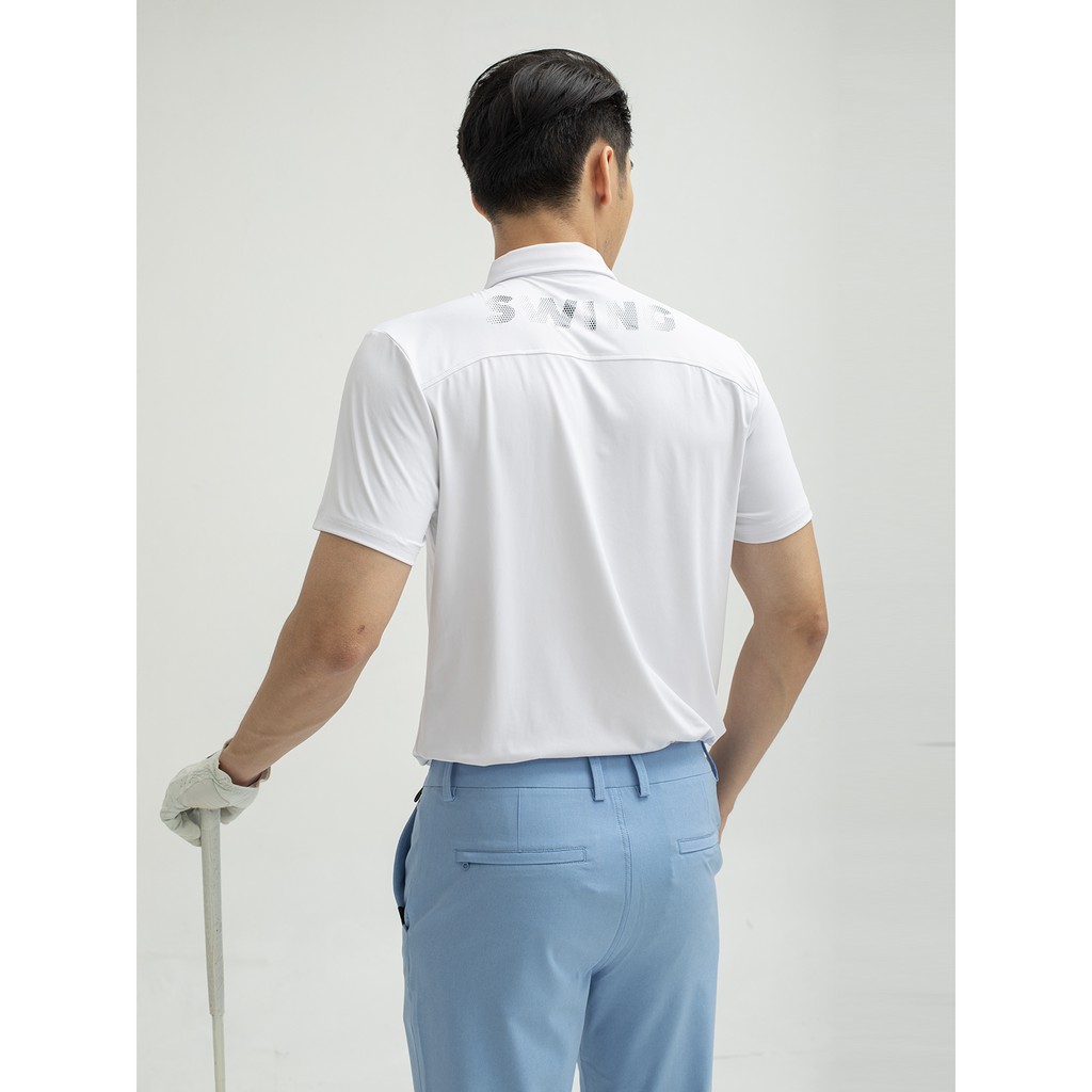 Áo polo nam ARISTINO dáng Golf fit thể thao khỏe khoắn, có khả năng chống nắng, bảo vệ da - APSG16S1