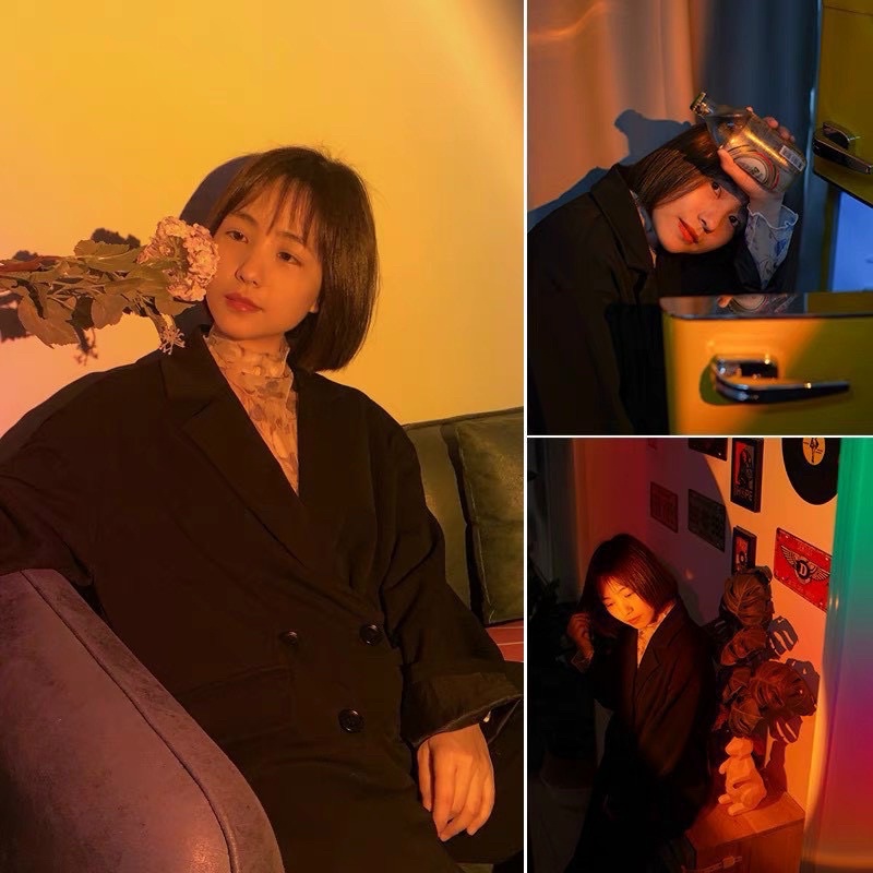 [BẢO HANH 6TH]Đèn hoàng hôn có decal chuyển đổi màu hoàng hôn, mặt trời, cầu vồng ảo diệu, chụp ảnh,quay tiktok giá rẻ