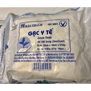 Gạc đắp mặt nạ trong spa(10 miếng 12 lớp)