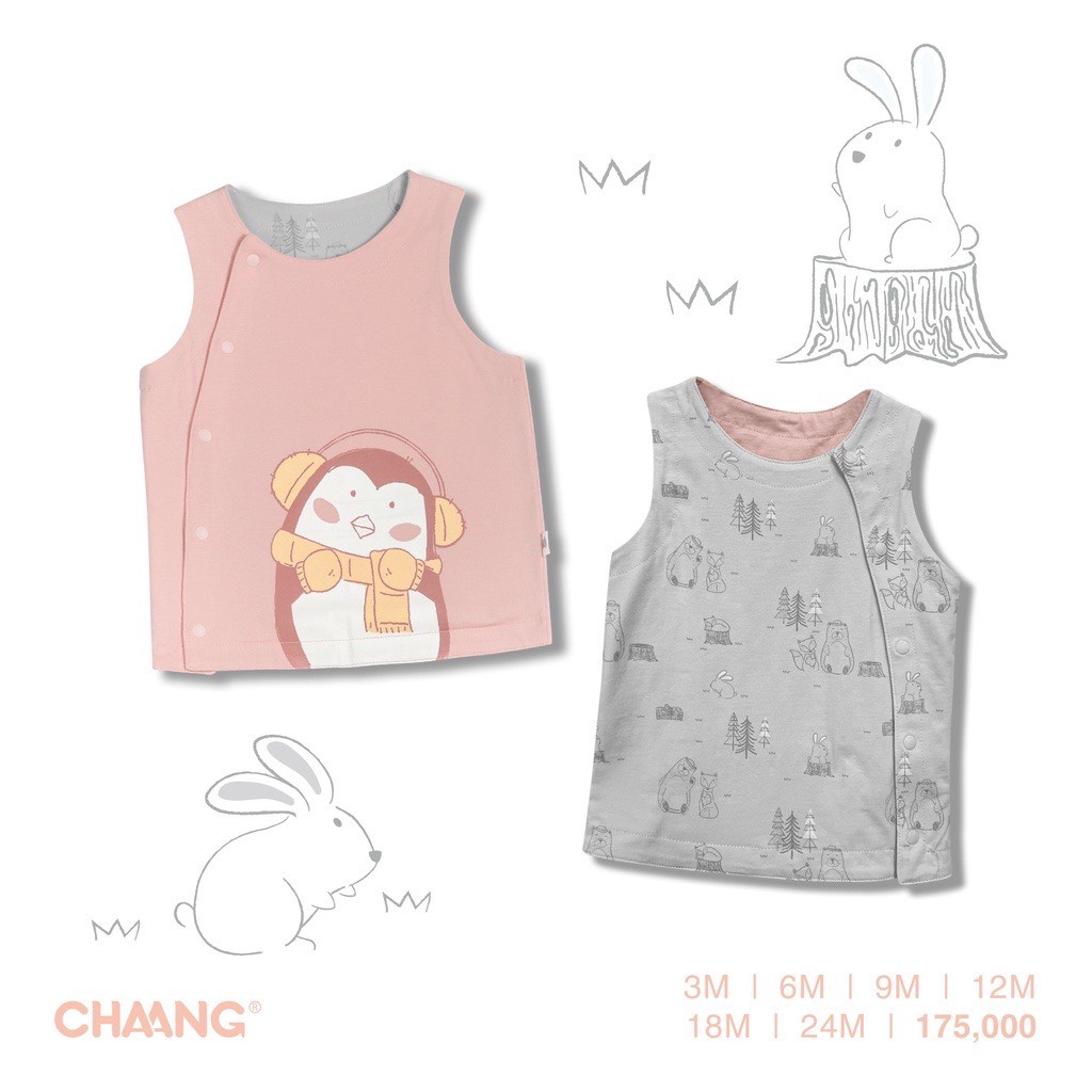 [Hàng Xả] Áo gile cho bé trai và gái đi học đi chơi