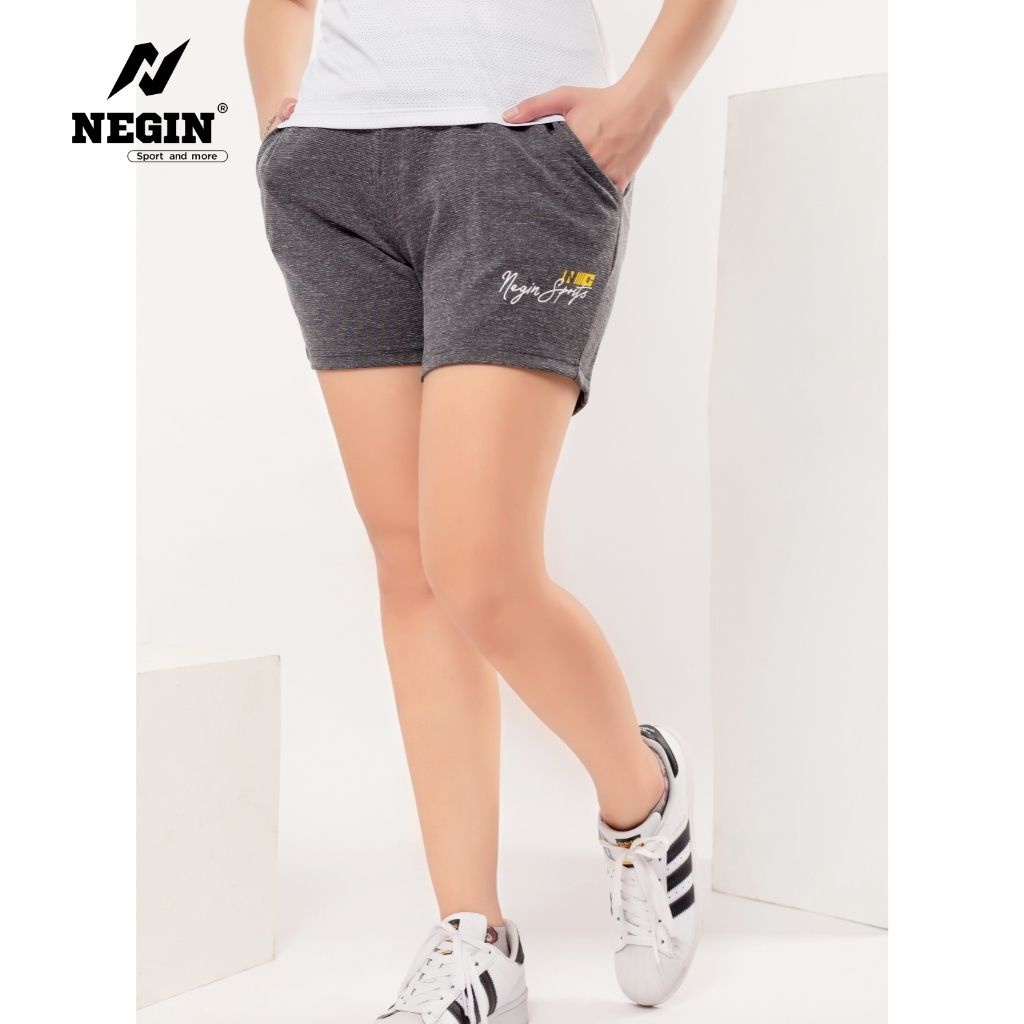 Quần Short Nữ NEGIN Cạp Chun Kiểu Dáng Trẻ Trung Năng Động, Chất Vải Mềm Nhẹ Thoải Mái QG03W
