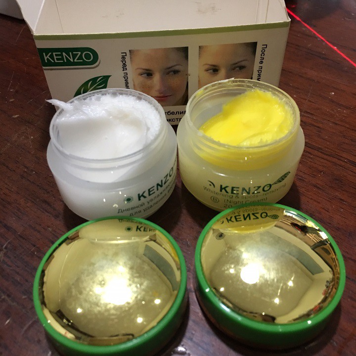 BỘ SẢN PHẨM KEM NGĂN NGỪA NÁM VÀ LÀM TRẮNG DA KENZO TINH CHẤT TRÀ XANH