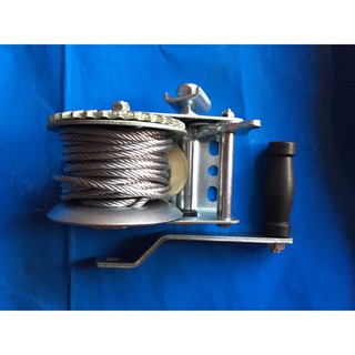 Tời quay tay 600 LBS cao cấp chịu tải 272kg hàng đẹp L1 giá tốt (8m cáp phi 4,1 móc cẩu)