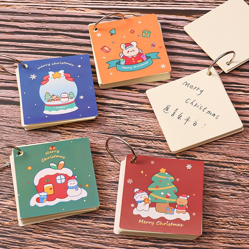 Flash card - thẻ học từ vựng mẫu noel giáng sinh