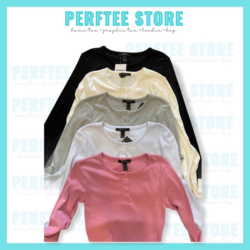 ÁO THUN TAY DÀI F21 CROTOP / PERFTEE 2/